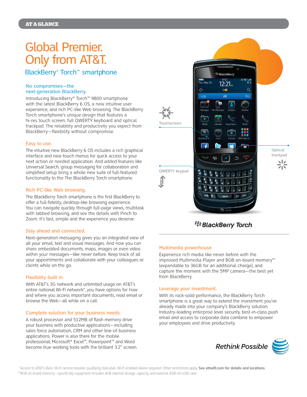 Global Premier. Only from AT&T