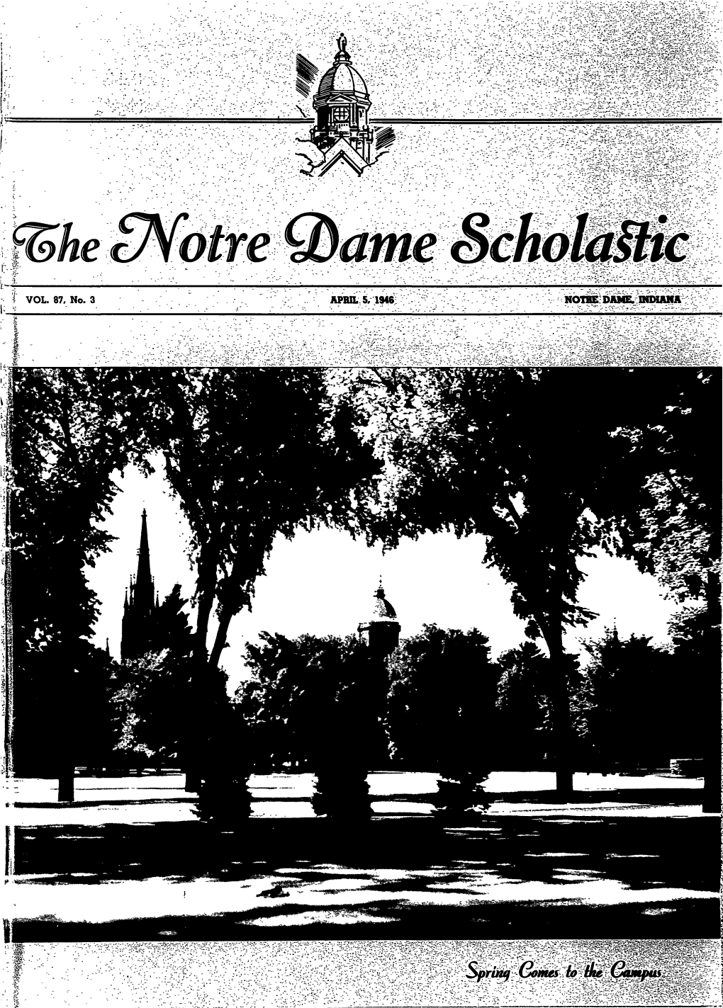 Notre Dame Scholastic, Vol. 87, No. 03