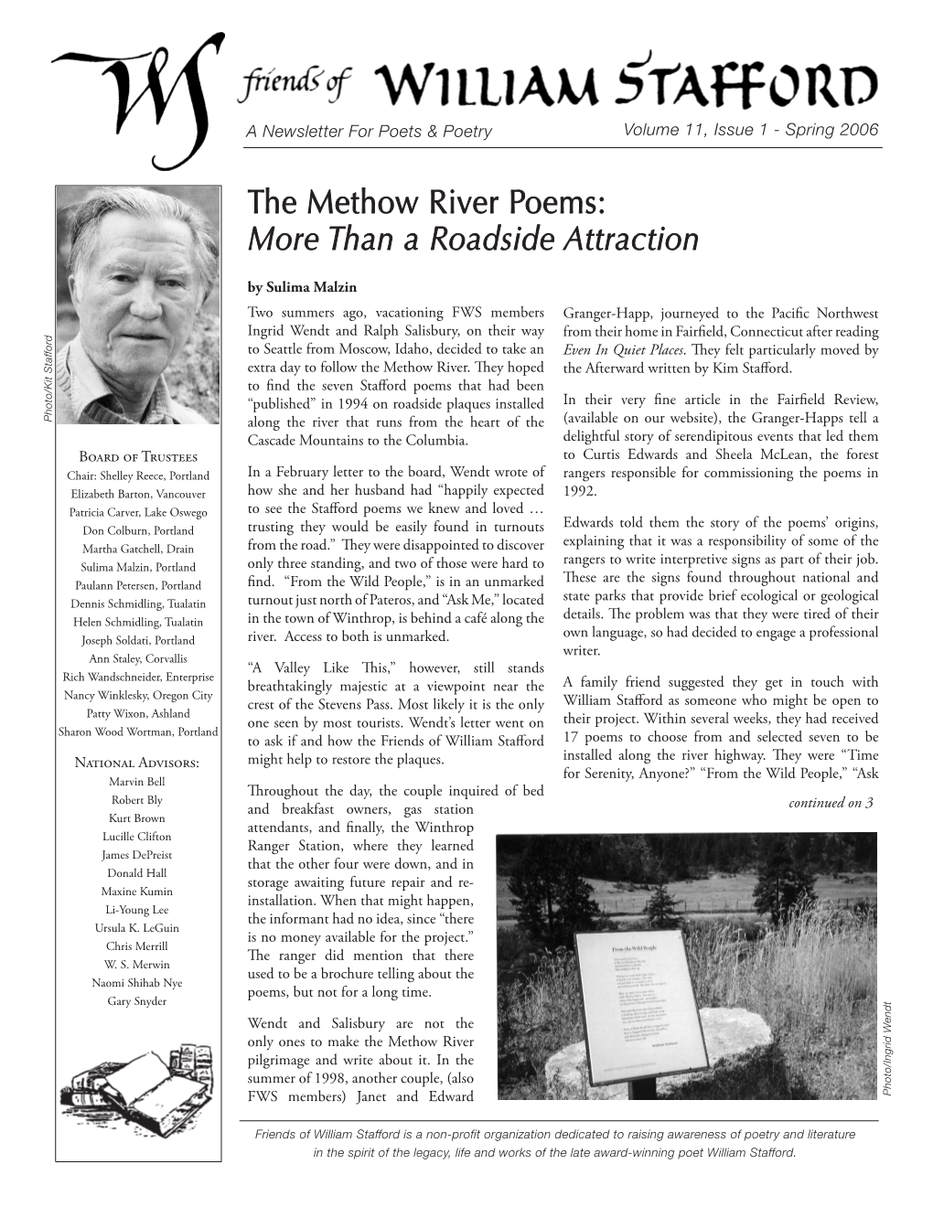 The Methow River Poems: More Than a Roadside Attraction