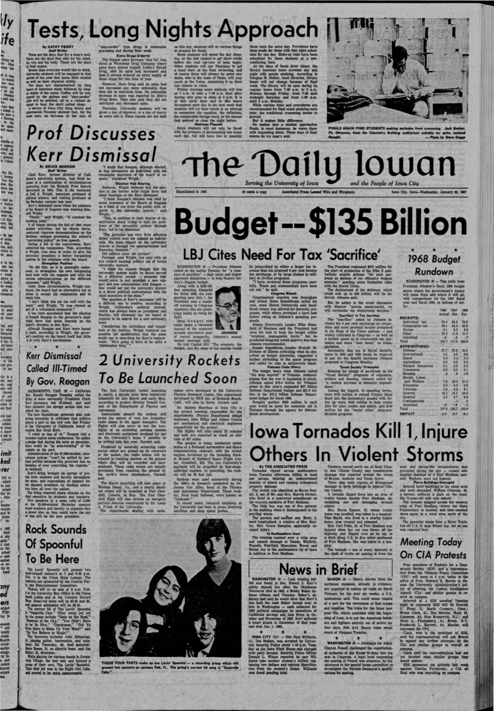 Daily Iowan (Iowa City, Iowa), 1967-01-25