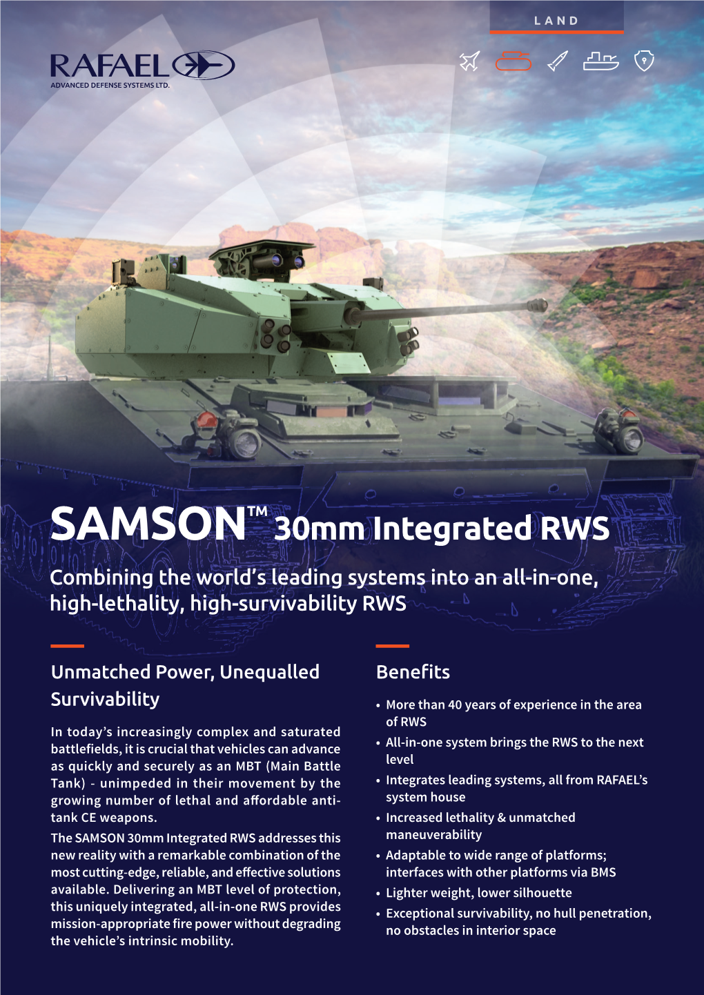 SAMSONTM Is Trademarks of RAFAEL Advanced Defense Systems Ltd UNC
