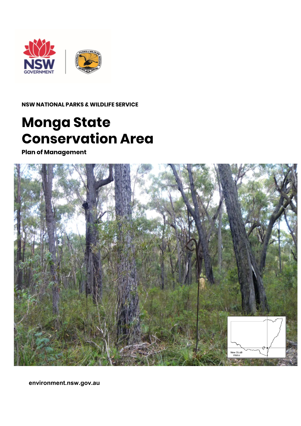 Monga State Conservation Area Plan of Managementdownload