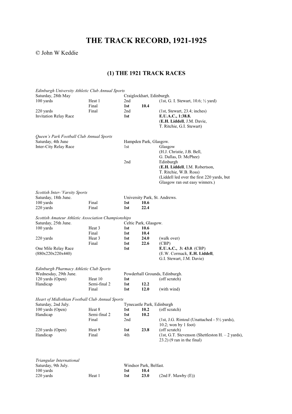 Track Records Online PDF