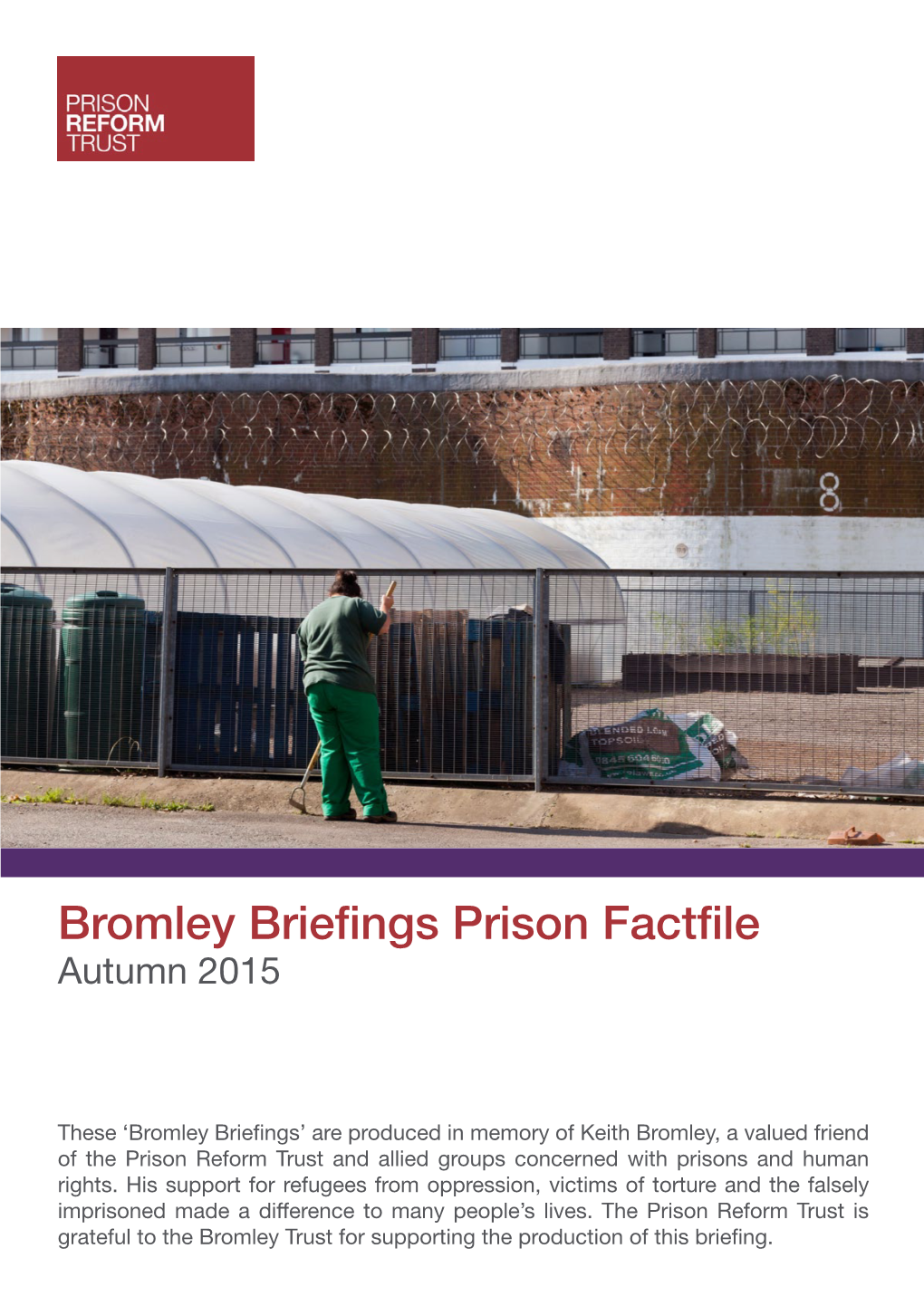 Bromley Briefings Prison Factfile (2015)