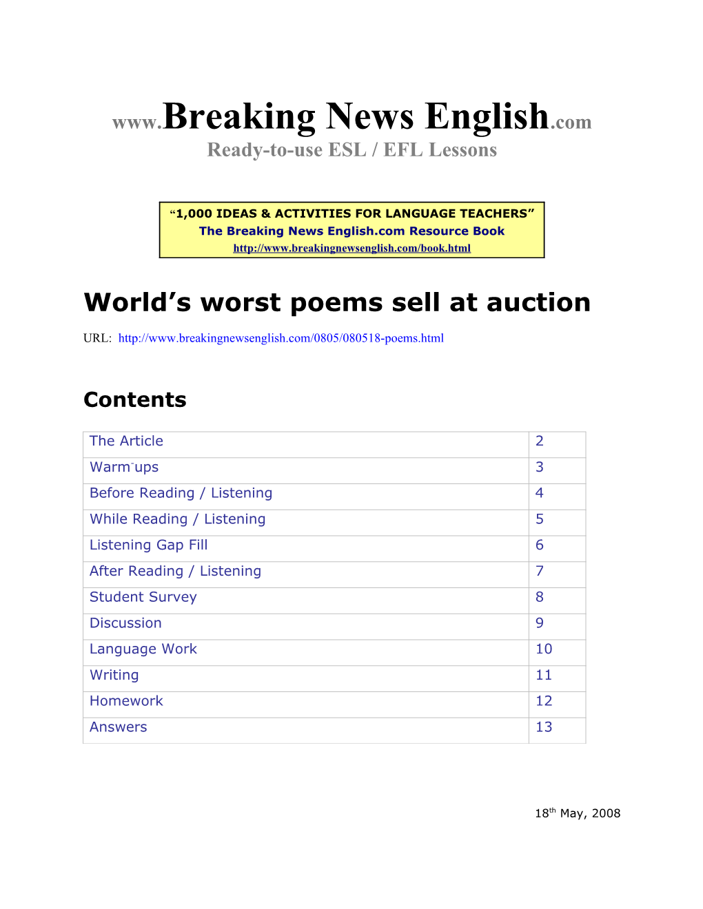 World S Worst Poems Sell at Auction