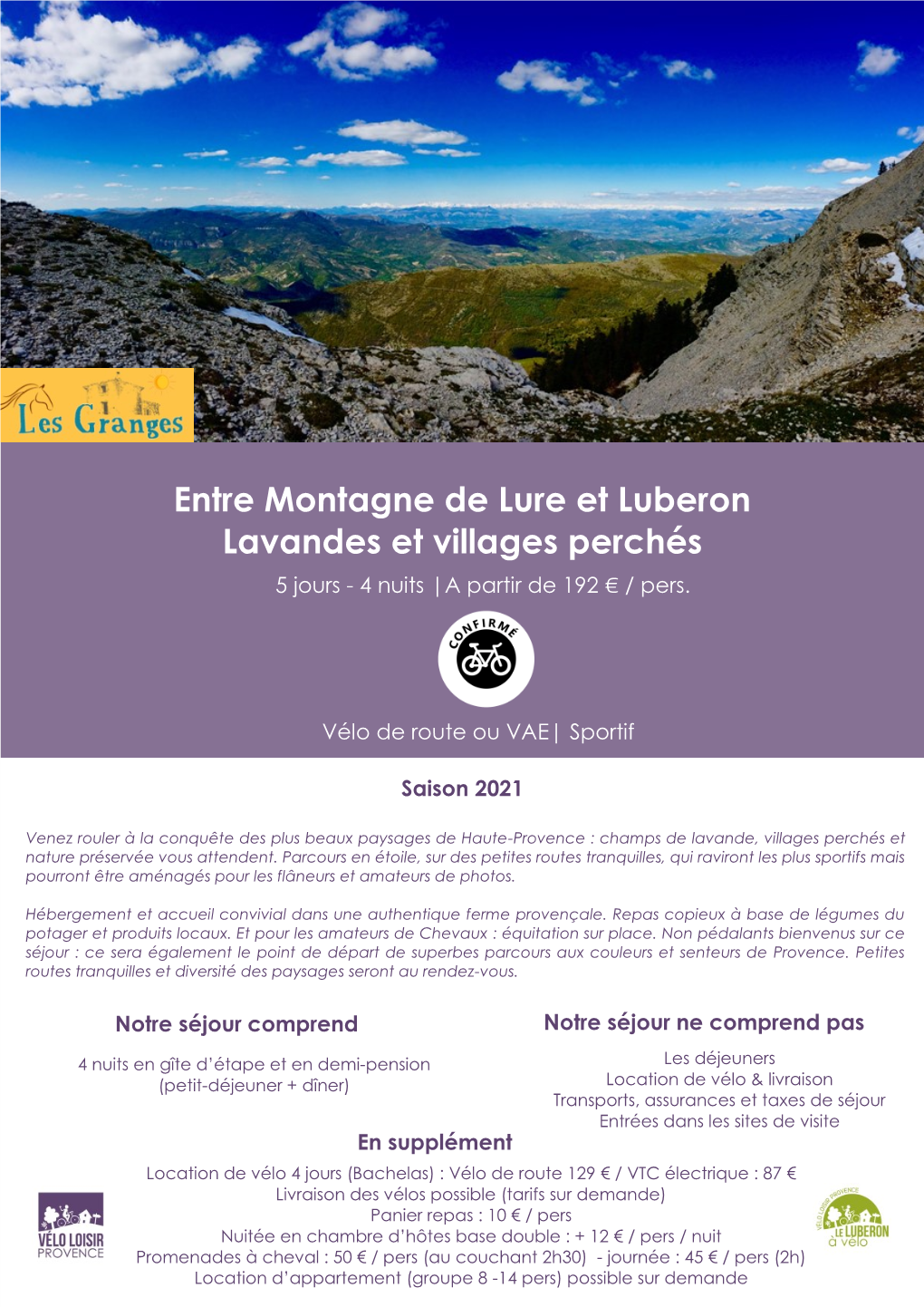 Entre Montagne De Lure Et Luberon Lavandes Et Villages Perchés 5 Jours - 4 Nuits |A Partir De 192 € / Pers