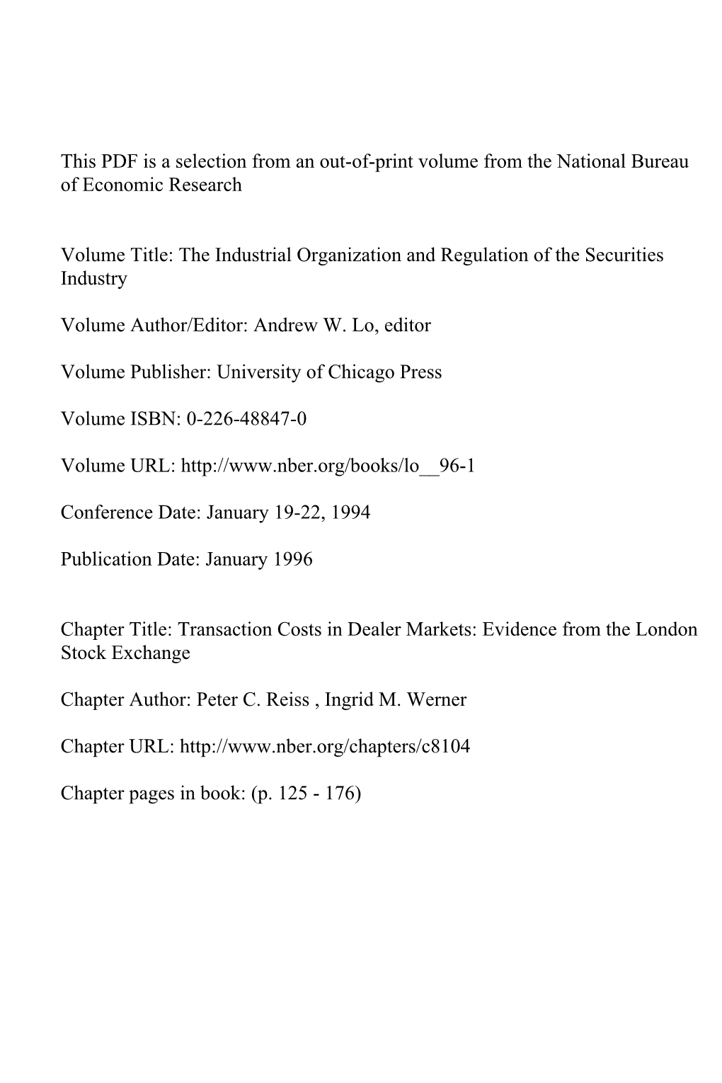 Transaction Costs in Dealer Markets: Evidence from the London Stock Exchange