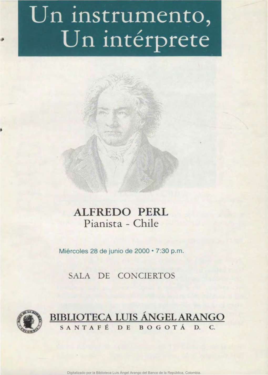 ALFREDO PERL Pianista - Chile