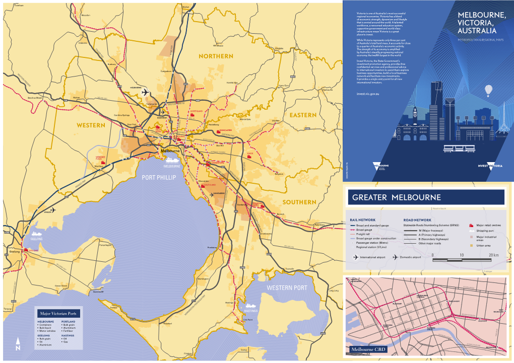 Map of Greater Melbourne