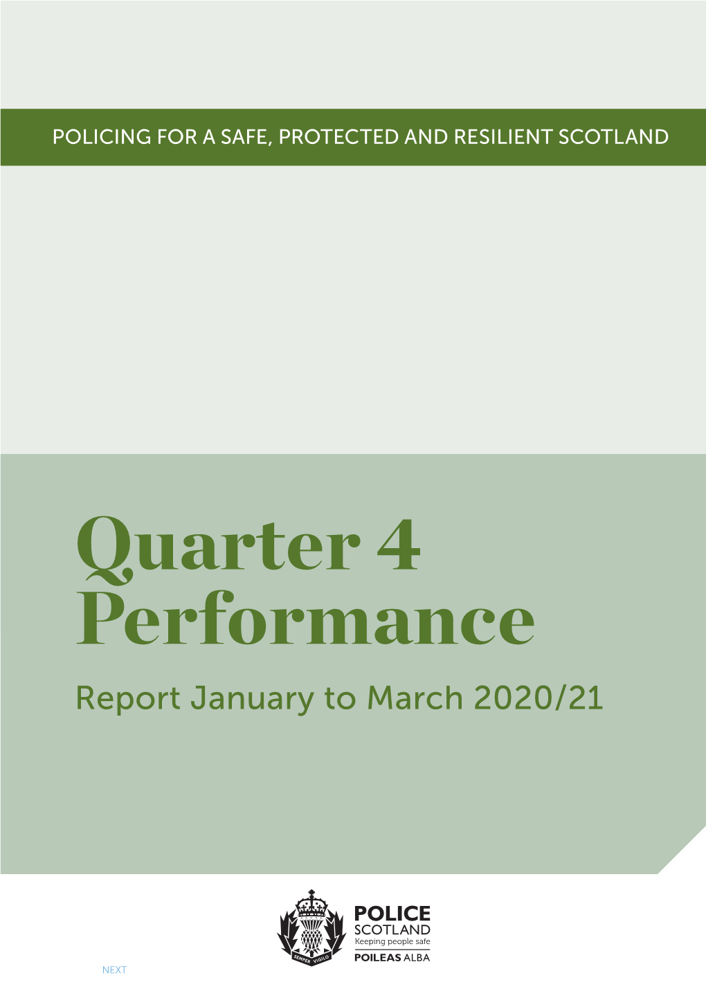 Performance Report Quarter 4 2020/21