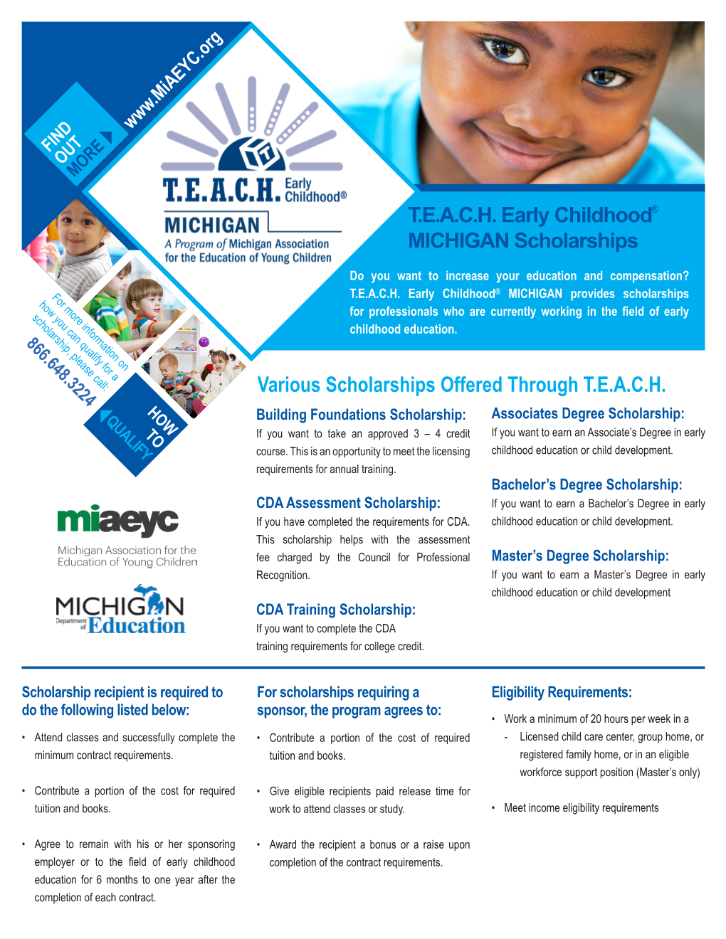 T.E.A.C.H. Early Childhood® MICHIGAN Scholarships Various