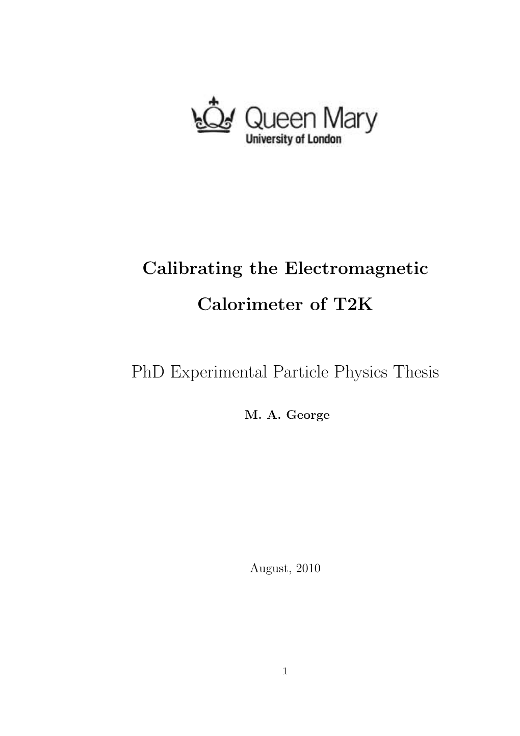 Calibrating the Electromagnetic Calorimeter of T2K Phd