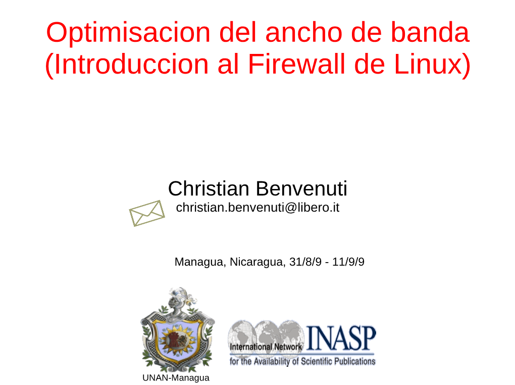 Optimisacion Del Ancho De Banda (Introduccion Al Firewall De Linux)