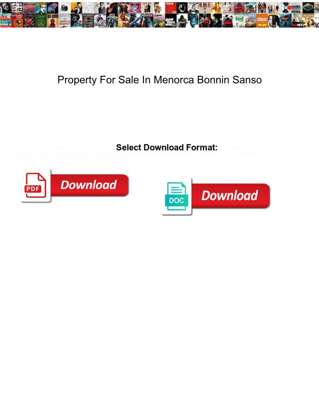 Property for Sale in Menorca Bonnin Sanso