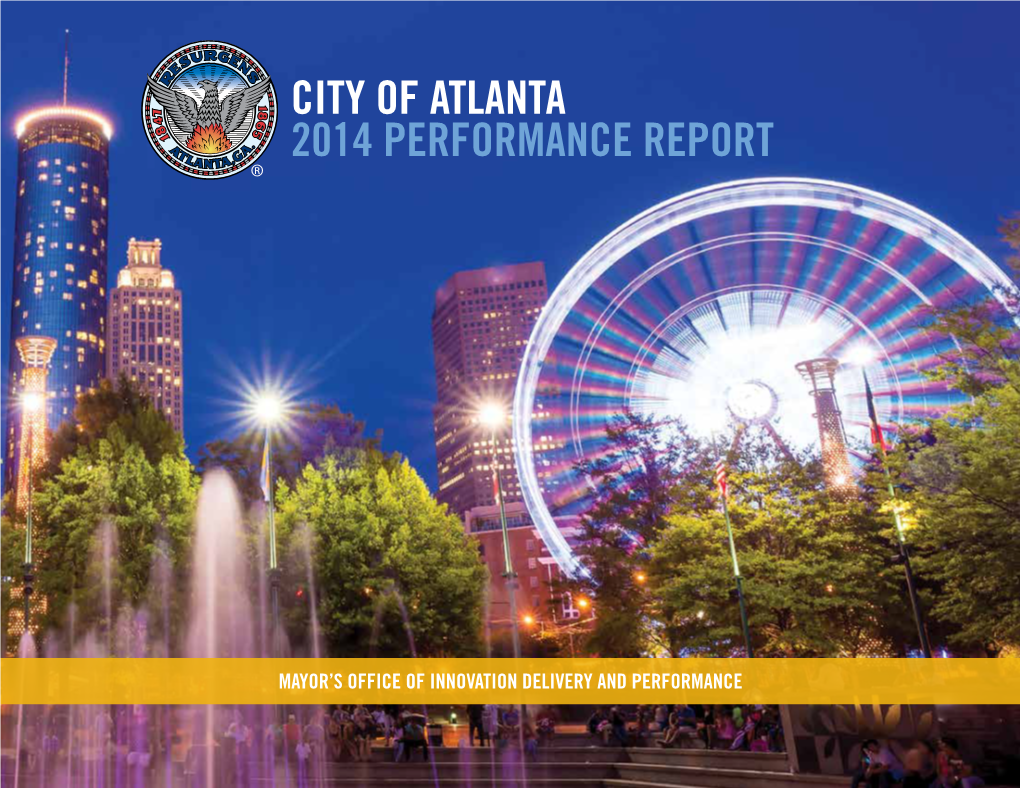 City of Atlanta 2014 Performance Report