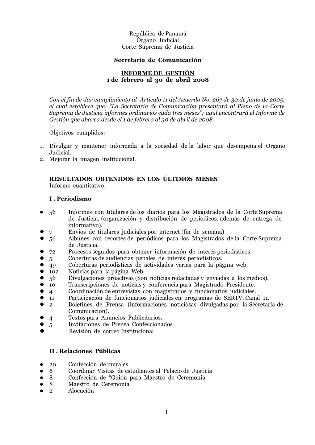 República De Panamá Órgano Judicial Corte Suprema De Justicia