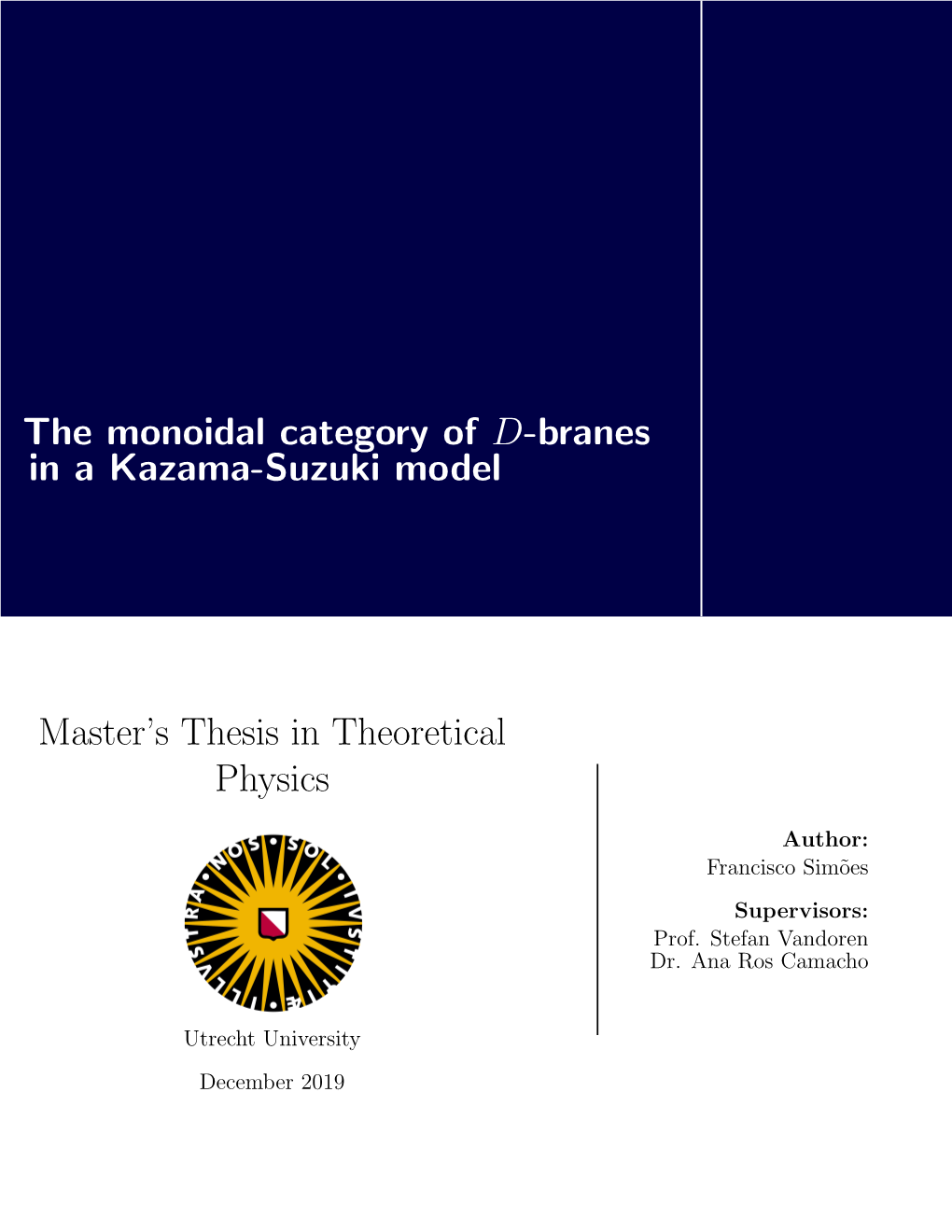 Monoidal Category of D-Branes in a Kazama-Suzuki Model