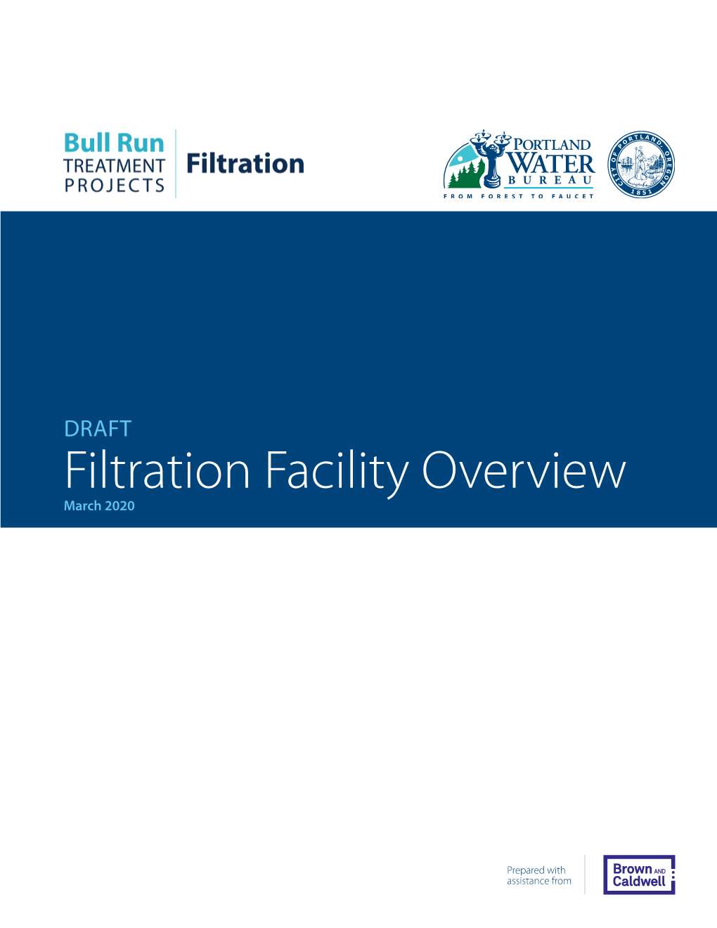 DRAFT Filtration Facility Overview March 2020