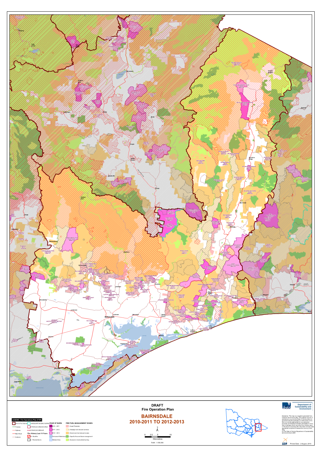 Bairnsdale 2010-2011 to 2012-2013