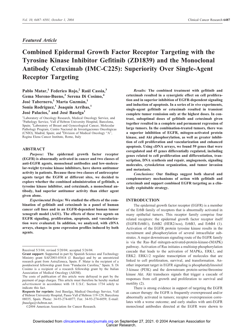 Combined Epidermal Growth Factor