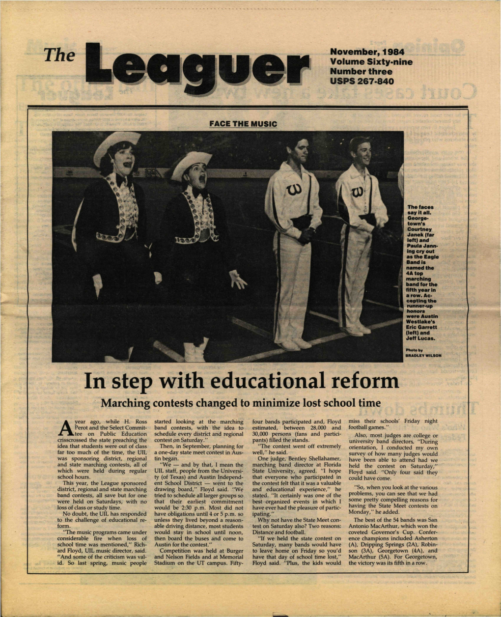 The Leaguer, November 1984