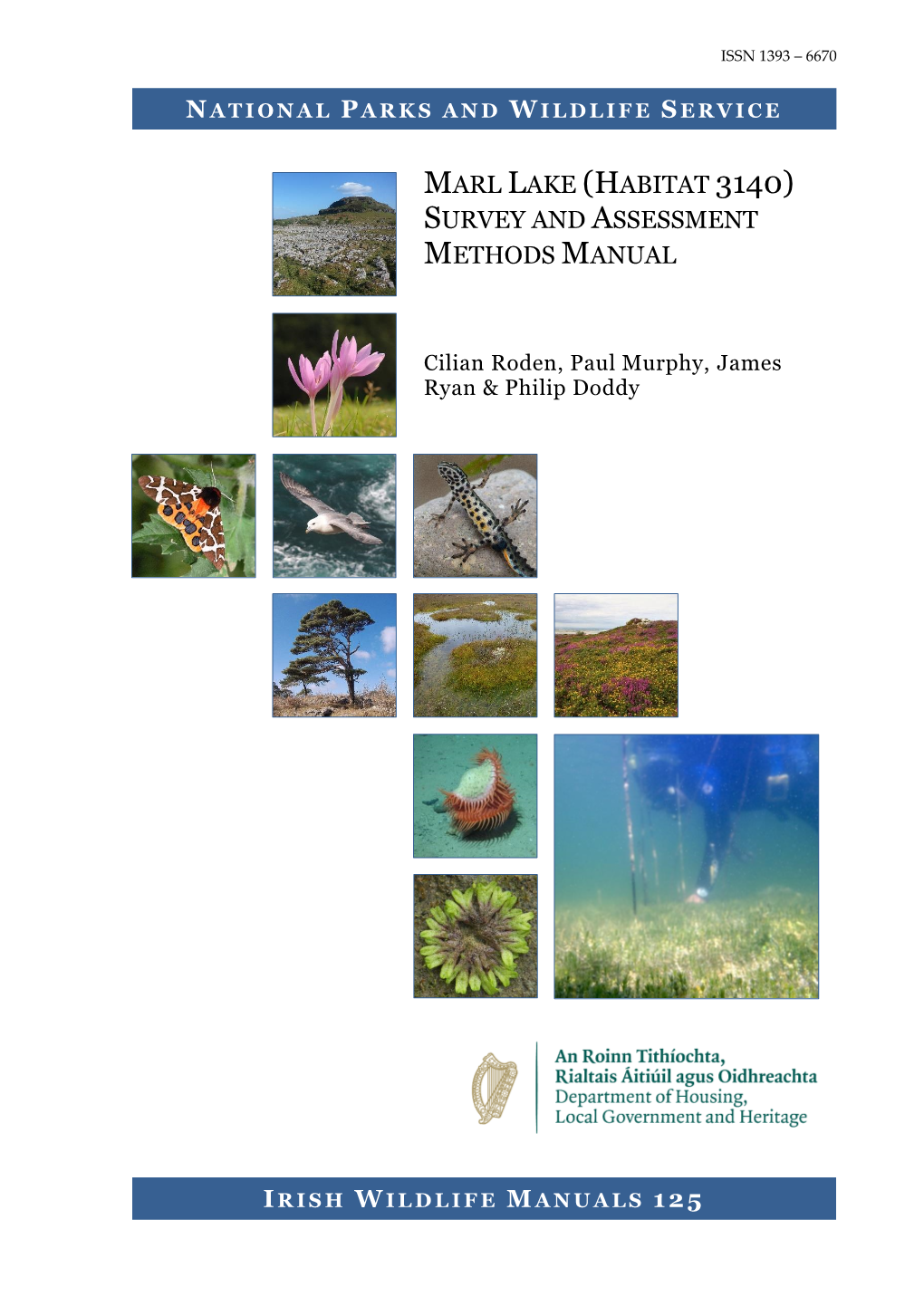 Marl Lake (Habitat 3140) Survey and Assessment Methods Manual