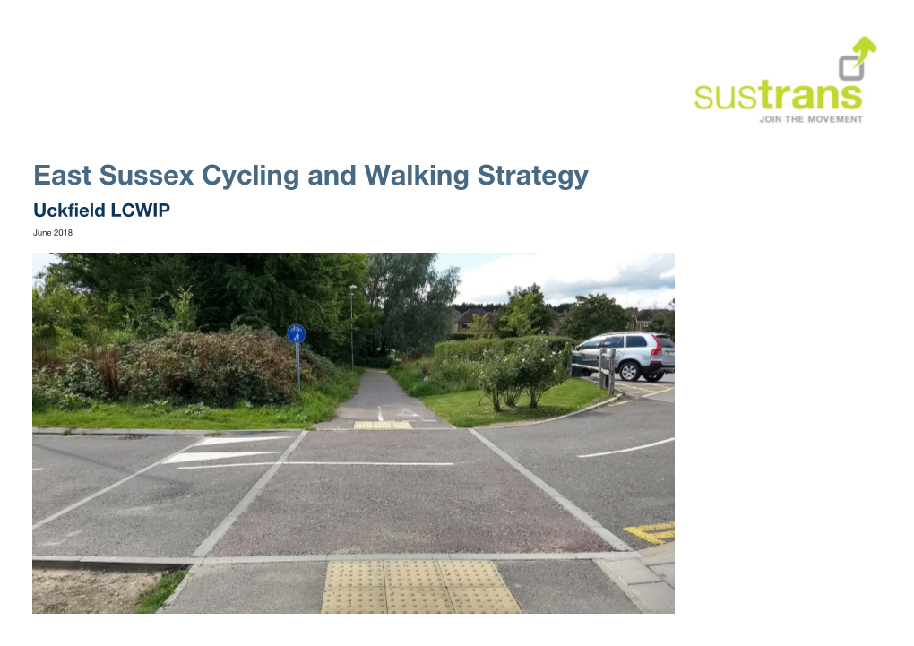 Sustrans LCWIP Report Uckfield Final.Pdf