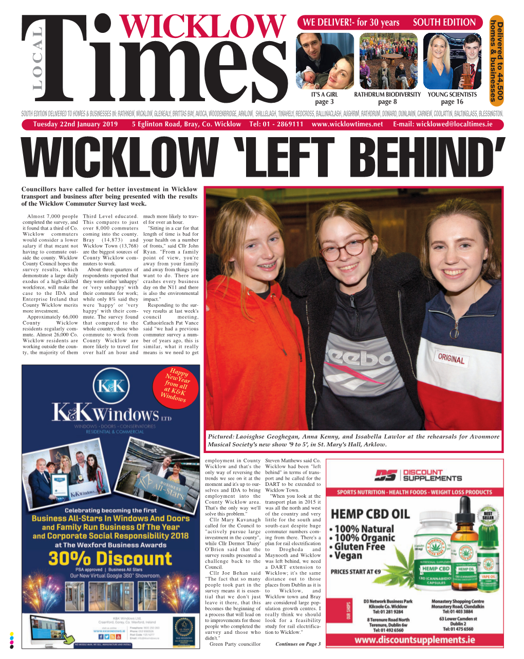 Wicklow Times 22-1-19 South