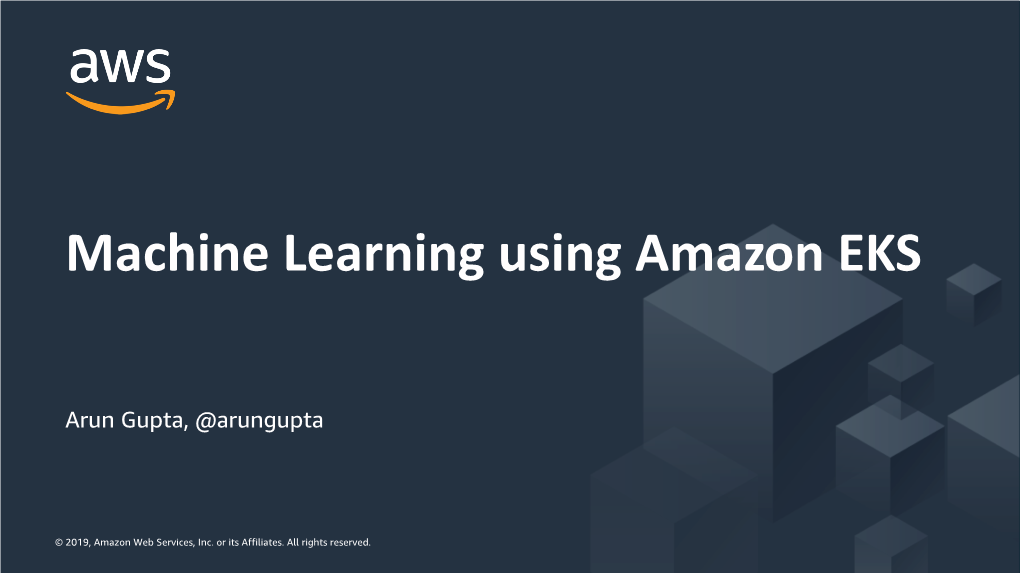 Machine Learning Using Amazon EKS