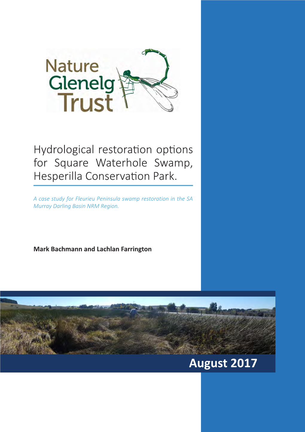 Hydrological Restoration Options for Square Waterhole Swamp, Hesperilla Conservation Park