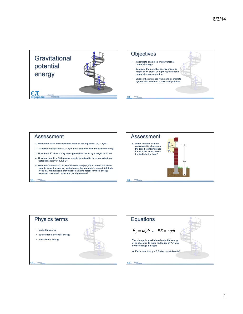 Gravitational Potential Energy