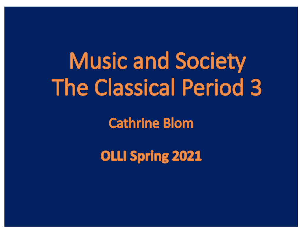 Th-Music and Society Classical 3