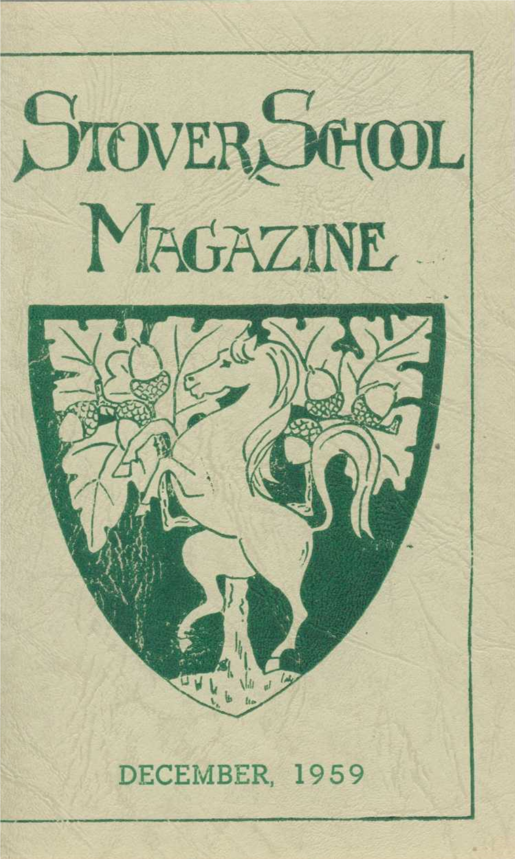 Stover School Magazine 1959