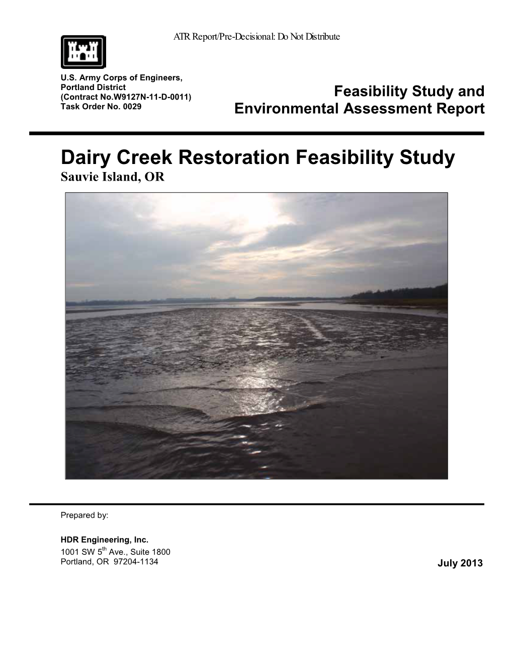 Dairy Creek Feasibility Study