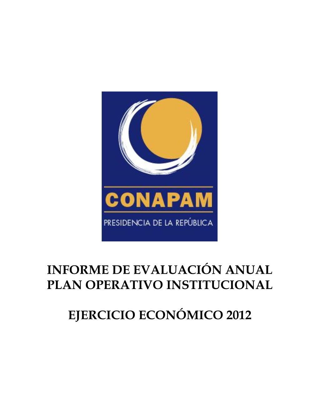 Informe De Evaluación Anual Plan Operativo Institucional
