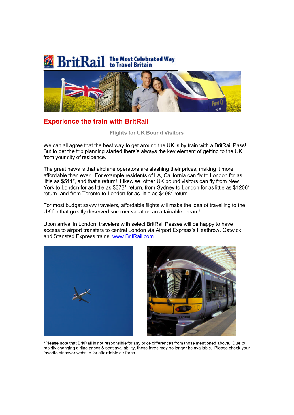 Britrail March Newsletter