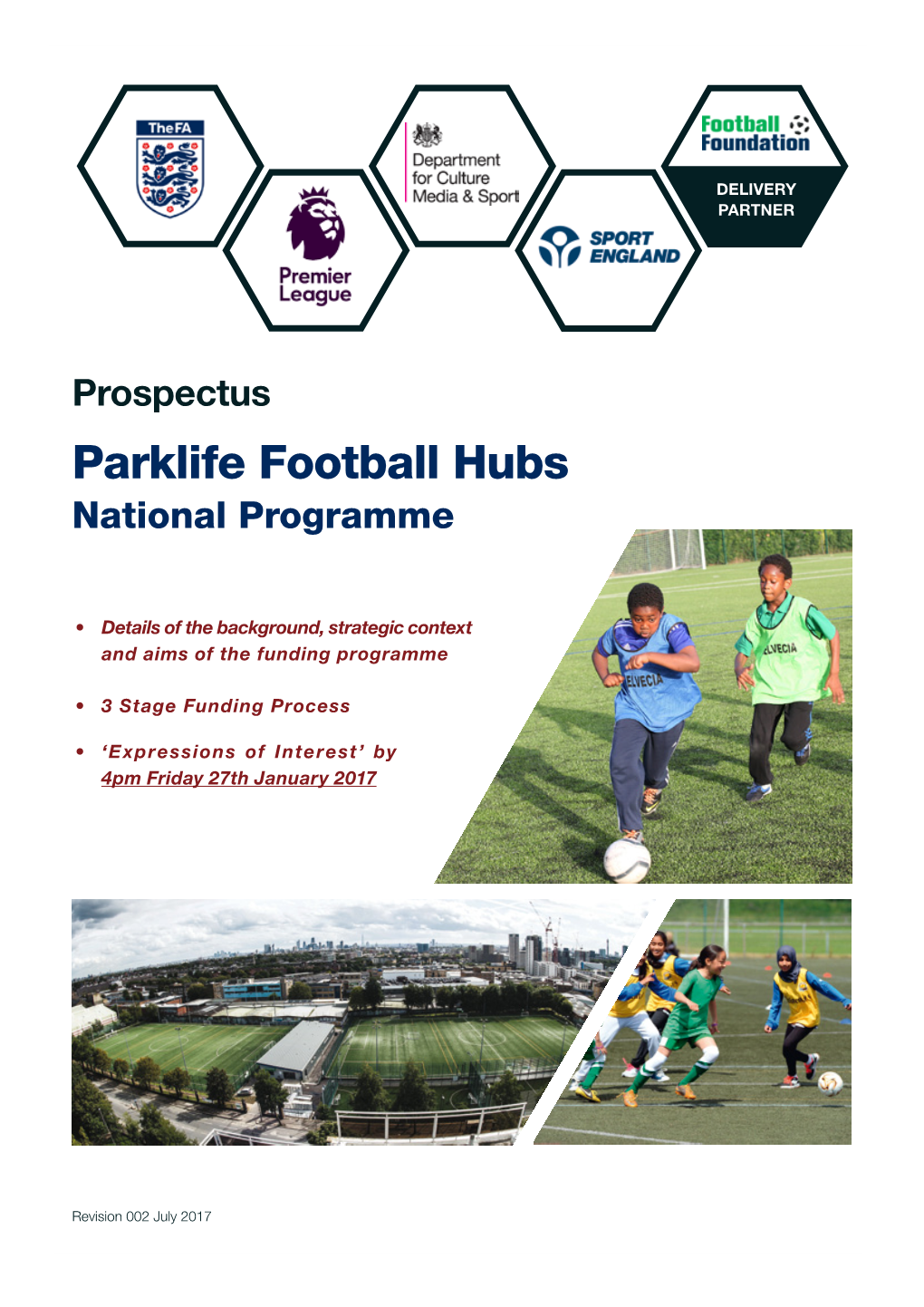 Parklife Football Hubs National Programme Prospectus