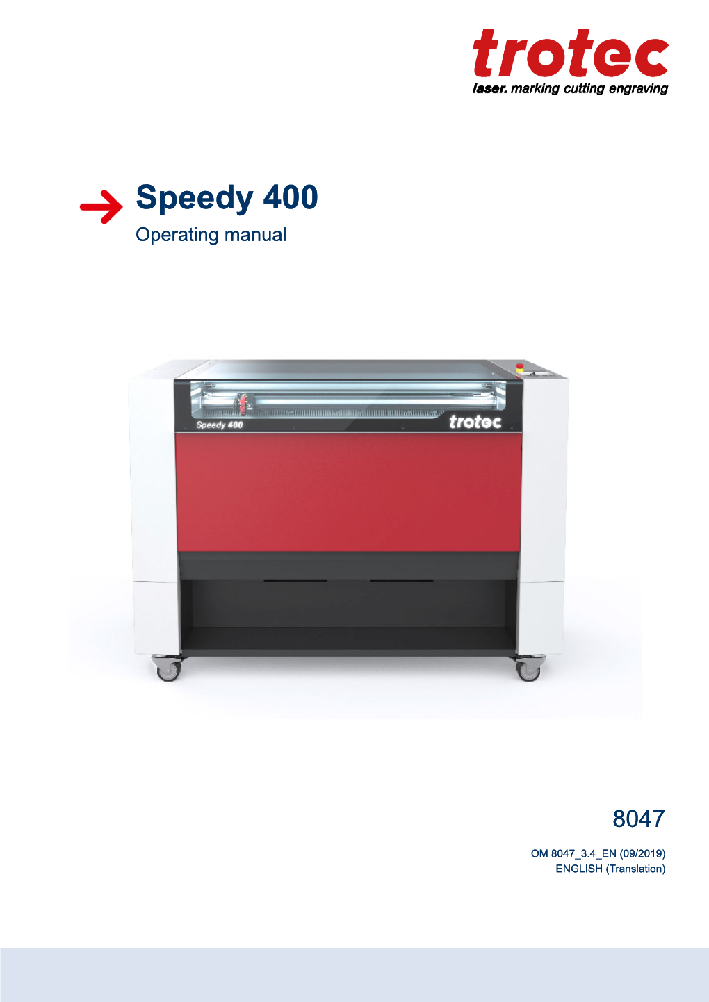 Speedy 400 Operating Manual