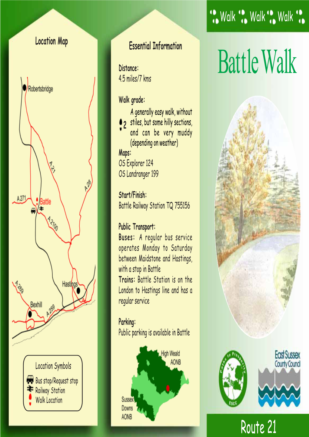 Battle Walk 4.5 Miles/7 Kms