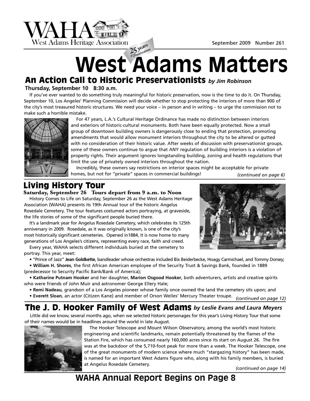 West Adams Matters