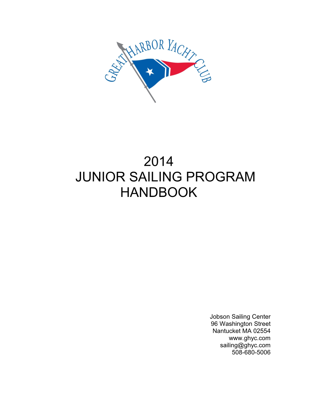 Junior Sailing Program