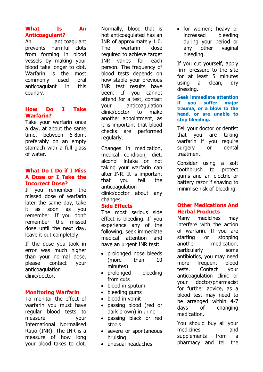 What Is an Anticoagulant?