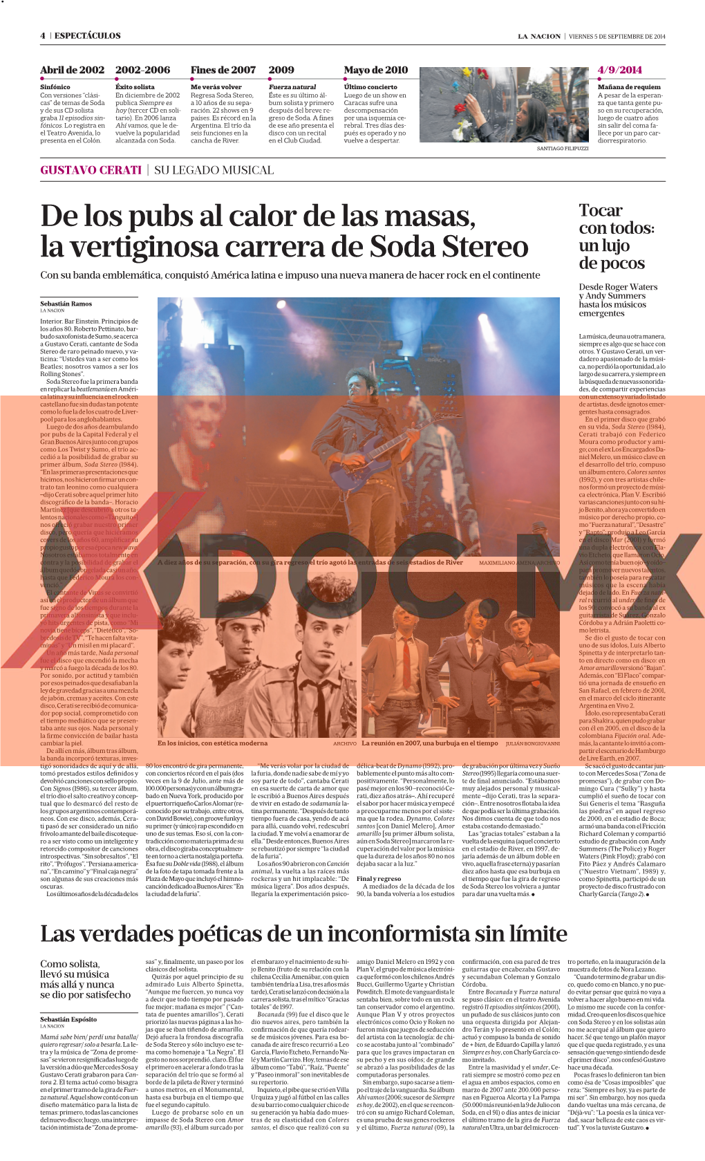 De Los Pubs Al Calor De Las Masas, La Vertiginosa Carrera De Soda Stereo