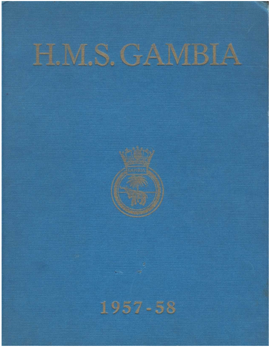 HMS Gambia 1957-58