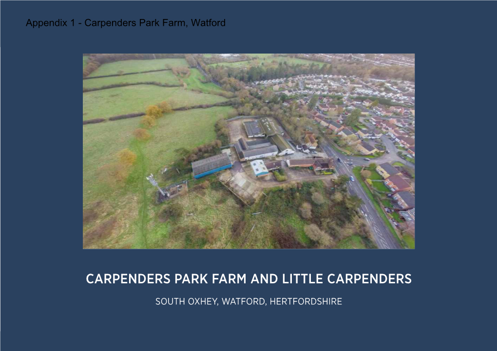 160329 04A Proposed Acquisition of Land in Carpenders Park Watford