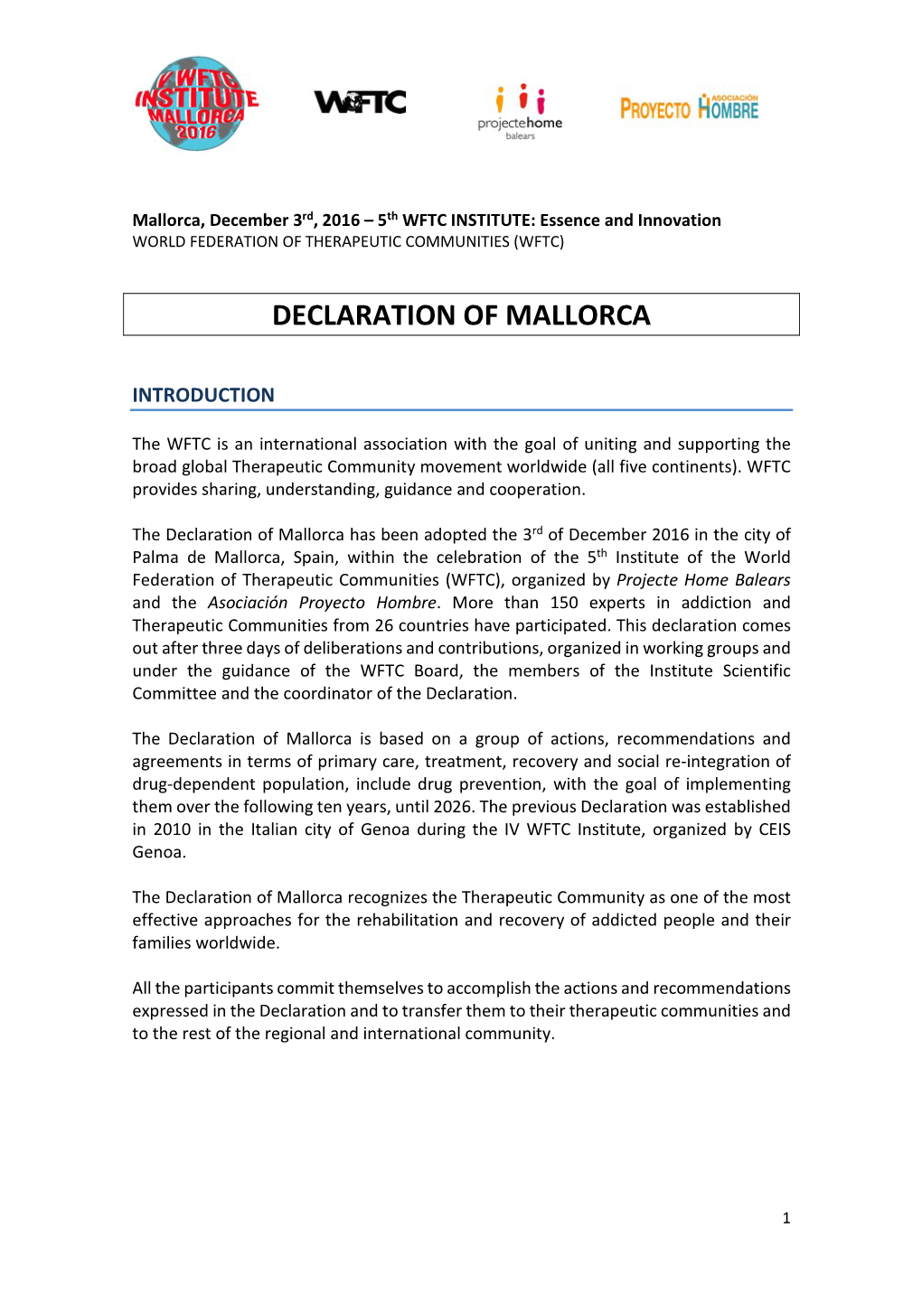 Declaration of Mallorca