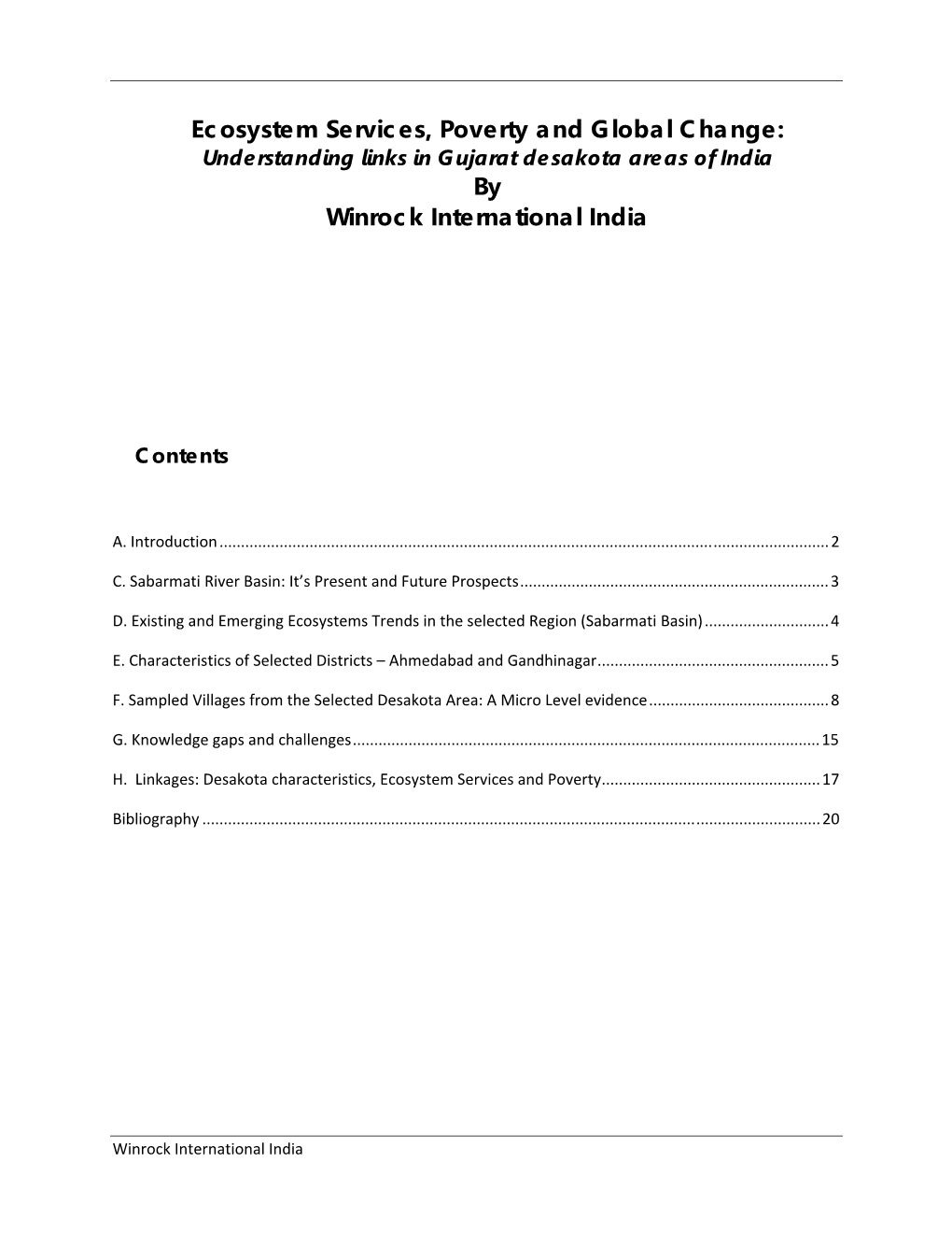 Final Report Part 2 F2 Case Study Gujarat India