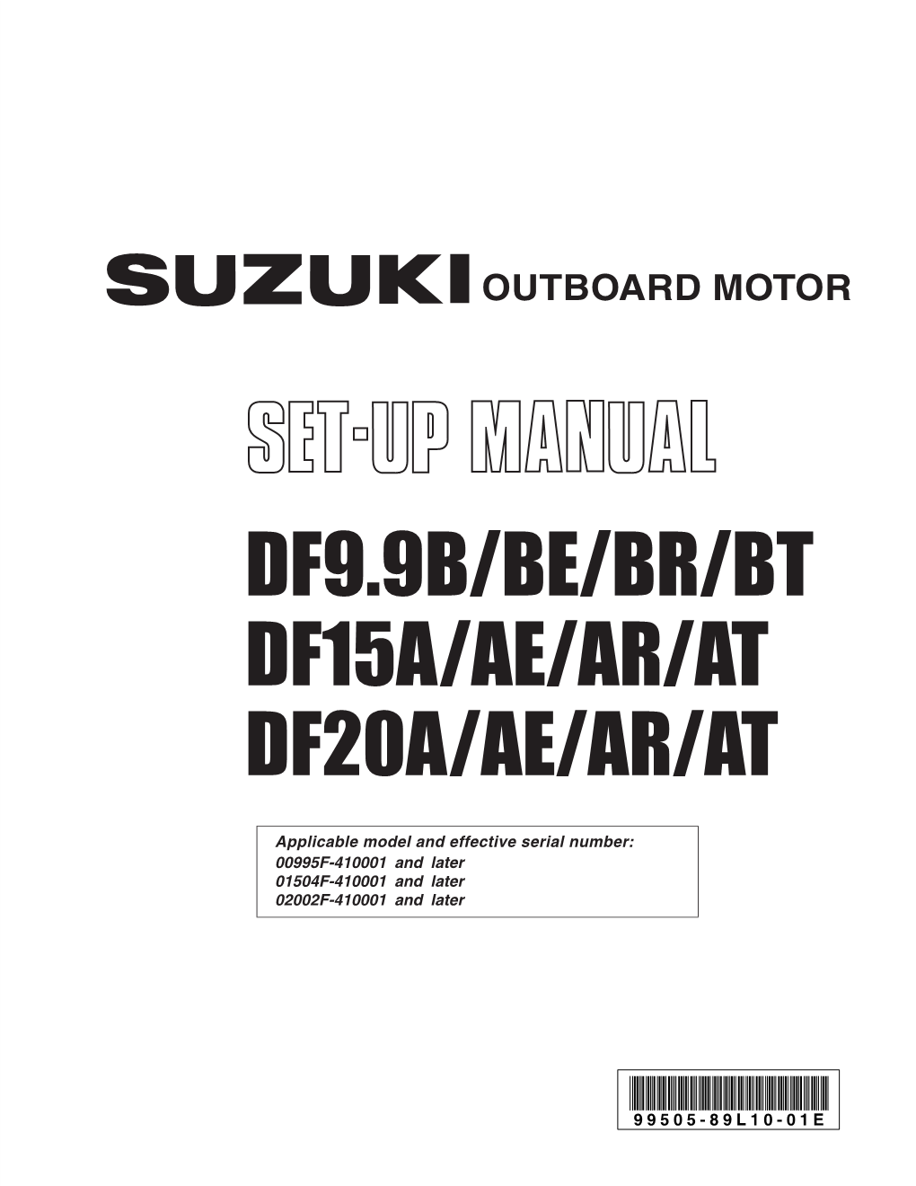 Suzuki DF9.9B-15A-20A