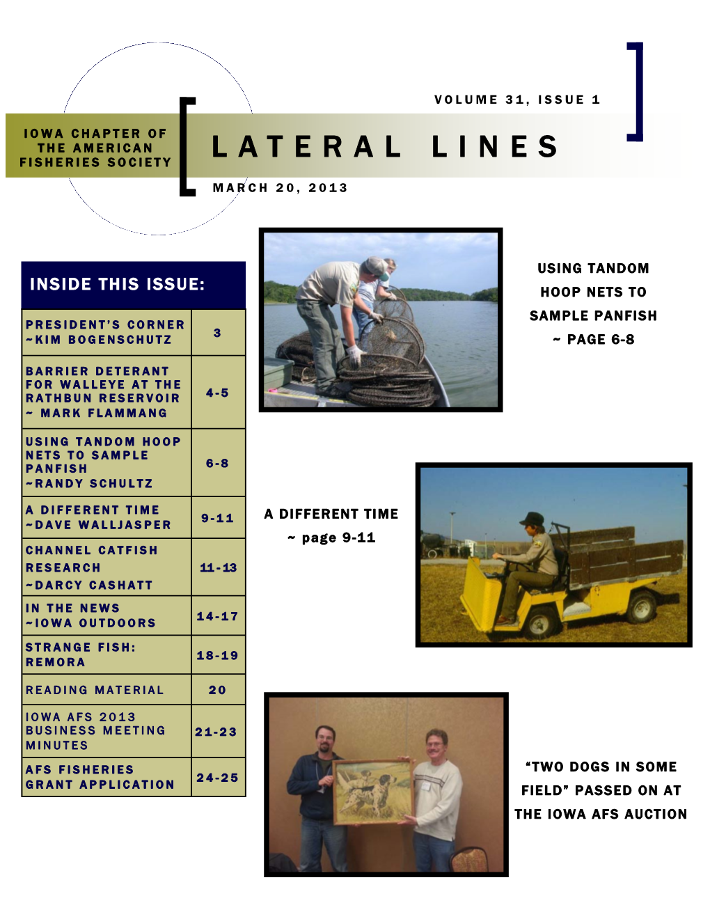 2013 Lateral Lines Volume 31 Number