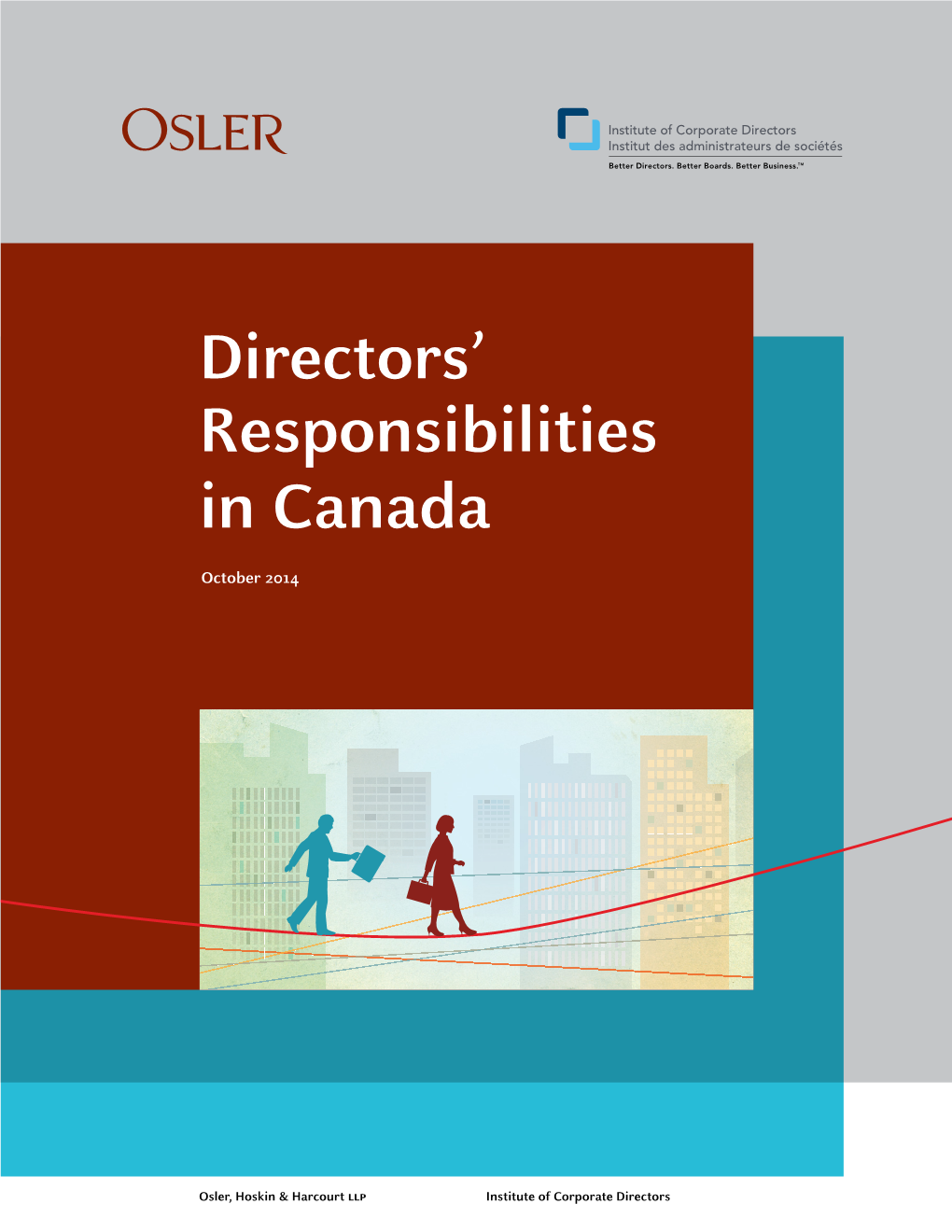 Directors' Responsibilities in Canada